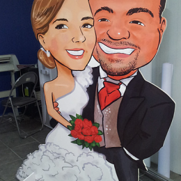 BIG BOY  80x170 cms. de CARTON PLUMA (FOMECOR, FOAM) 10 mm